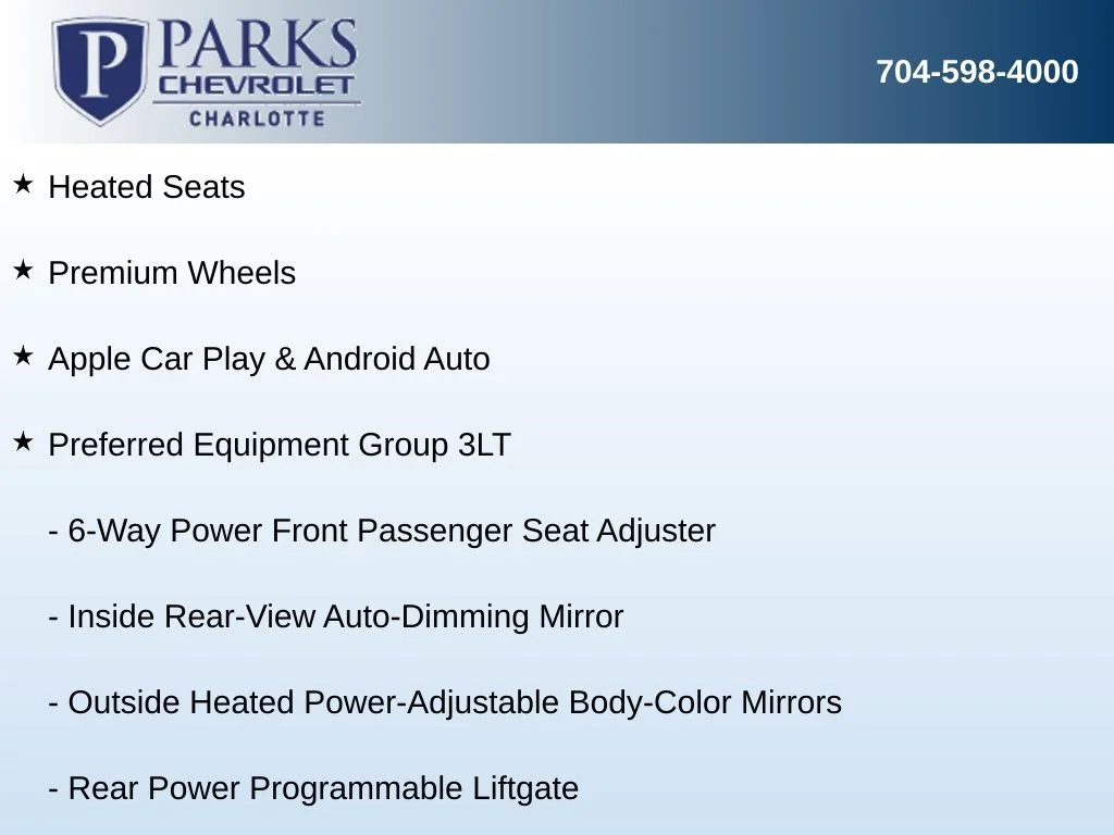 Used 2024 Black Chevrolet LT image 7
