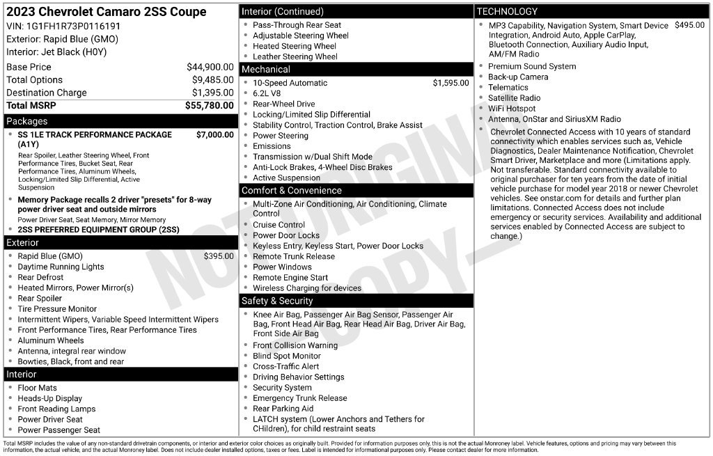 Used 2023 Blue Chevrolet SS image 26
