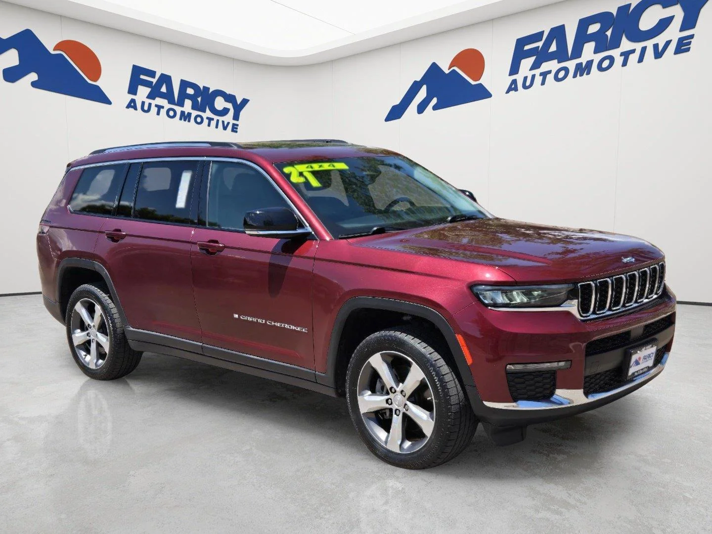 Used 2021 Velvet Red Pearlcoat Jeep Limited image 3