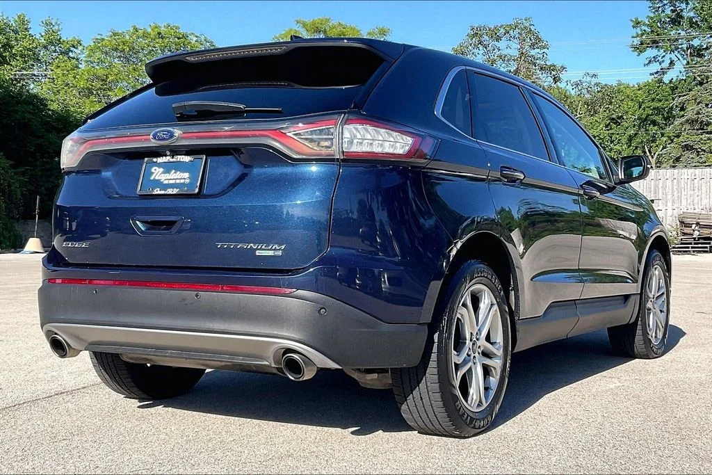 Used 2017 Blue Ford Titanium image 12