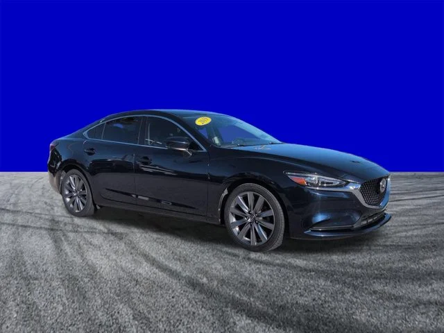 Certified Used 2019 Deep Crystal Blue Mica Mazda Touring image 2