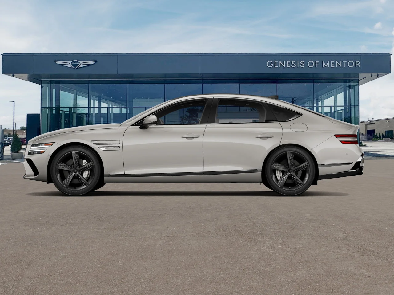 New 2027 Vatna Gray Pearl Genesis 3.5T Sport Prestige image 3