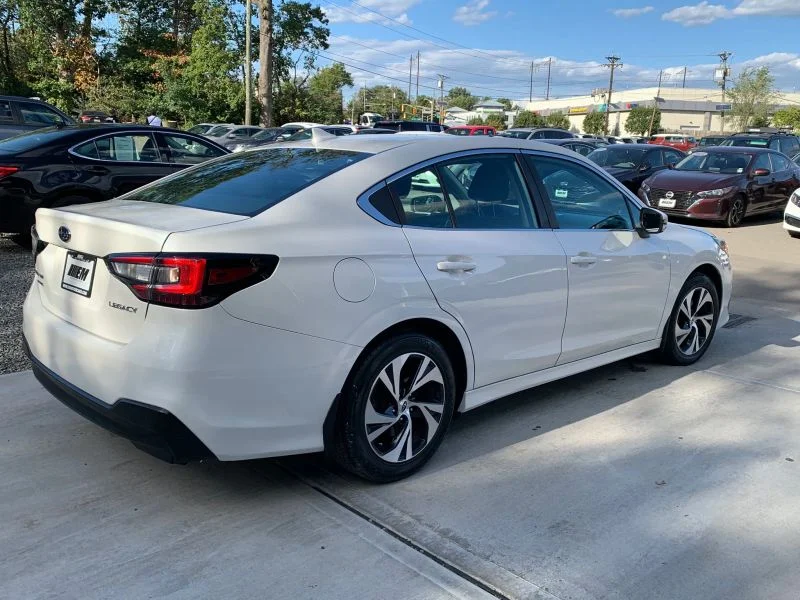 Used 2021 White Subaru Premium Sedan 4D image 12
