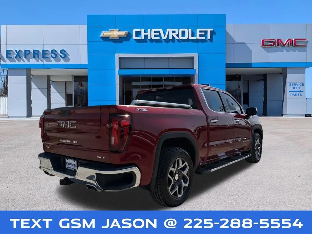 Used 2023 Volcanic Red Tintcoat GMC SLT image 3