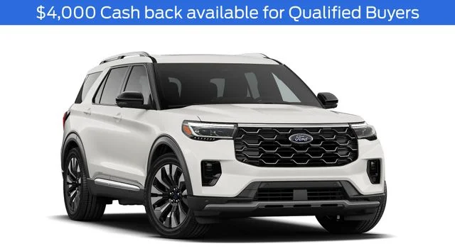 New 2026 Star White Metallic Tri-Coat Ford Platinum™ image 2