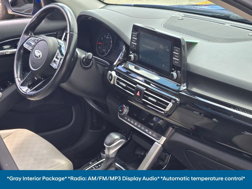 Used 2021 Blue Kia EX image 12