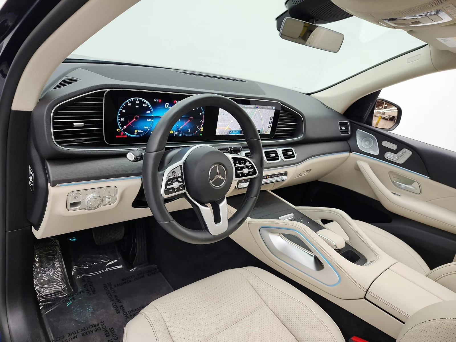 Used 2021 Lunar Blue Metallic Mercedes-Benz GLE 350 SUV image 9