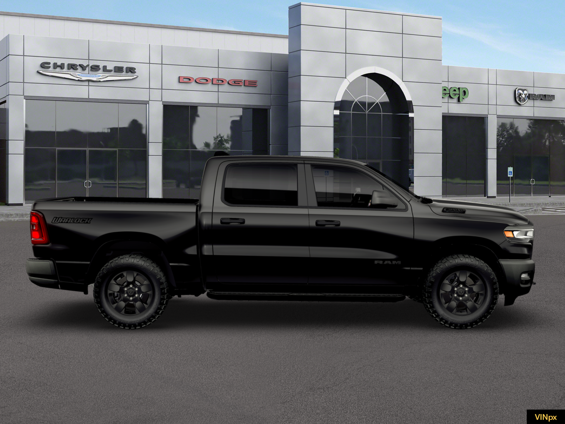 New 2026 Diamond Black Crystal Pearl-Coat Exterior Paint RAM Warlock image 9