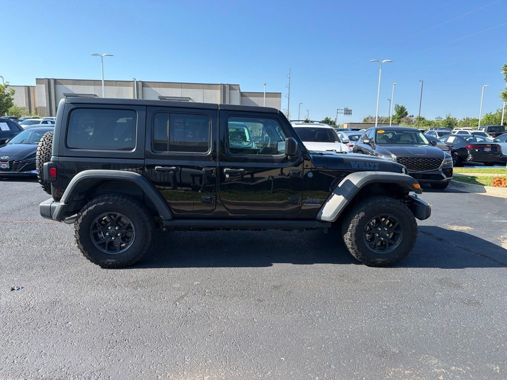 Used 2024 Black Jeep Willys 4xe image 8