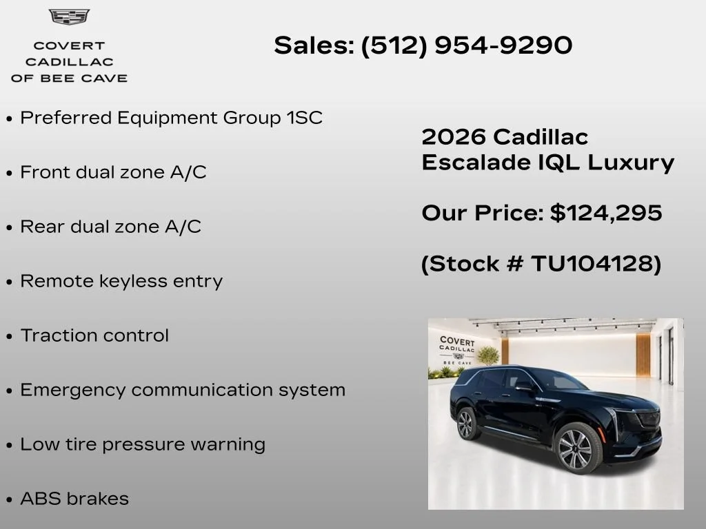 2026 Cadillac Escalade IQL Luxury - Photo 7