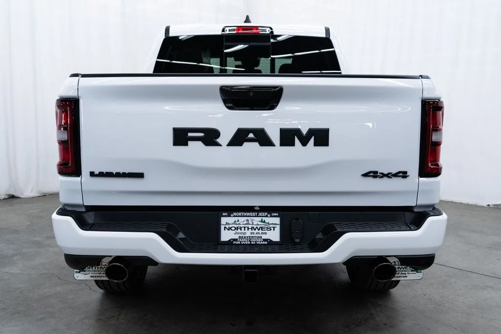 New 2026 Bright White Clear-Coat Exterior Paint RAM Laramie image 5