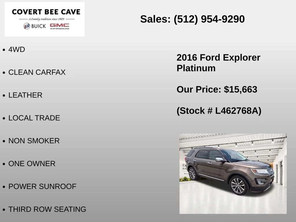Used 2016 Brown Ford Platinum image 6