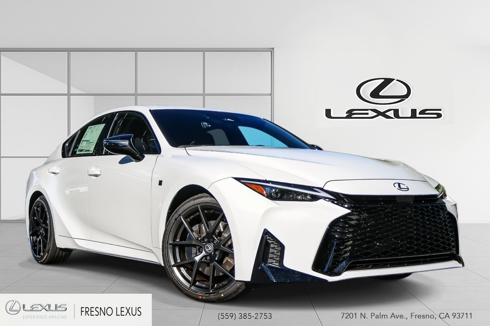 Ultra White 2026 Lexus IS 350 F Sport Design RWD Sedan Rear-Wheel Drive