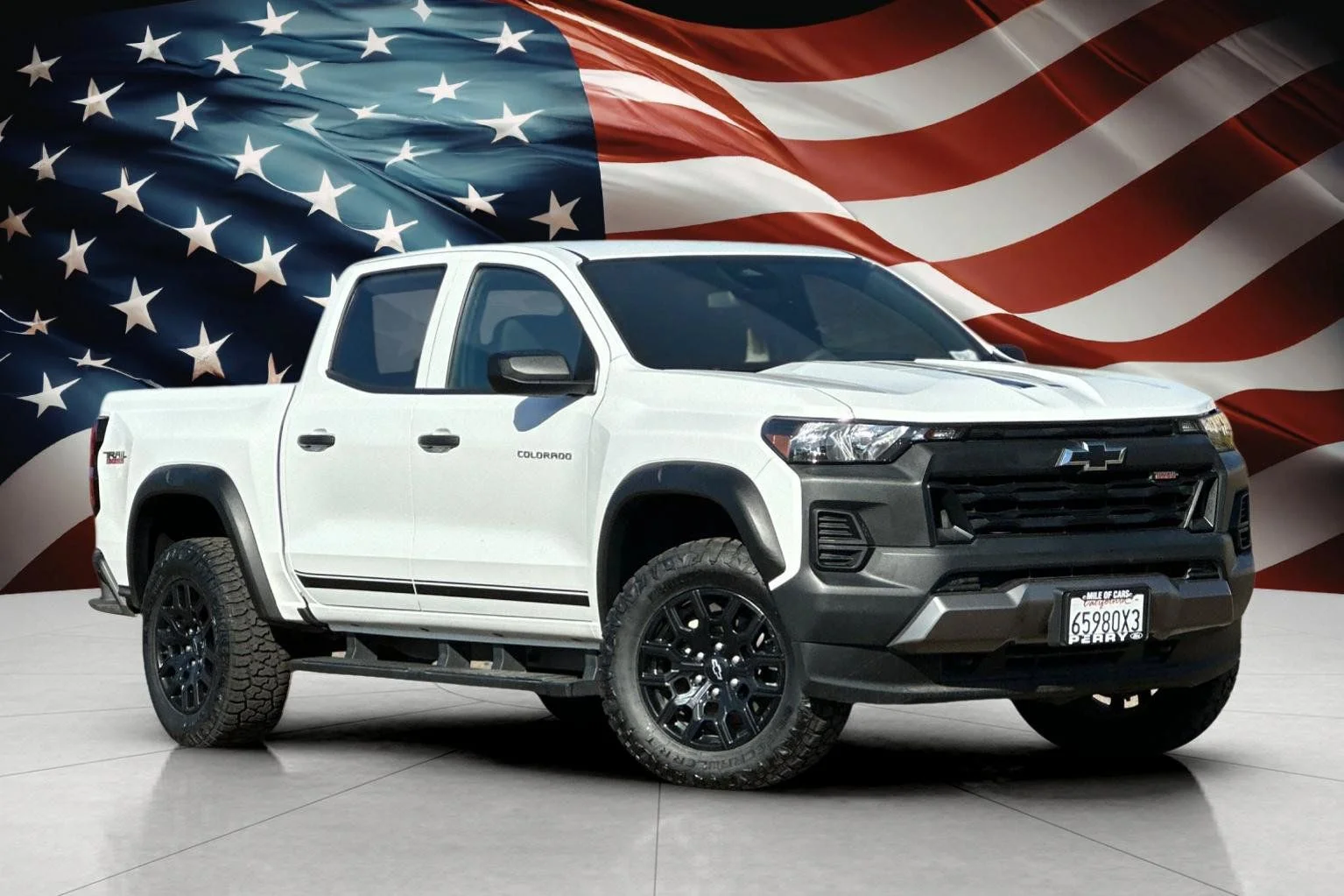 Used 2023 Summit White Chevrolet Trail Boss image 1