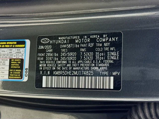 Used 2021 Green Hyundai Limited image 33