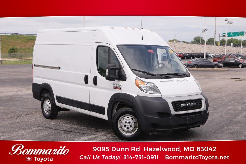 Used 2019 Bright White Clearcoat Ram 2500 High Roof 136" WB image 1