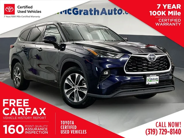2022 Toyota Highlander Hybrid XLE