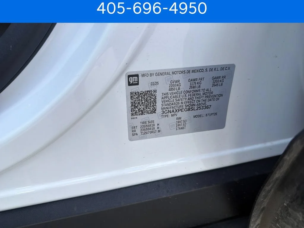 Pre-Owned 2025 Chevrolet Equinox AWD LT