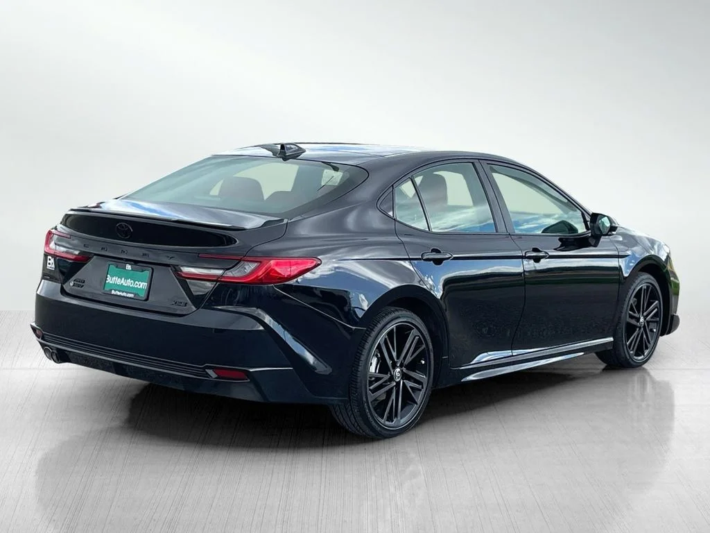 Used 2025 Midnight Black Metallic Toyota XSE image 3