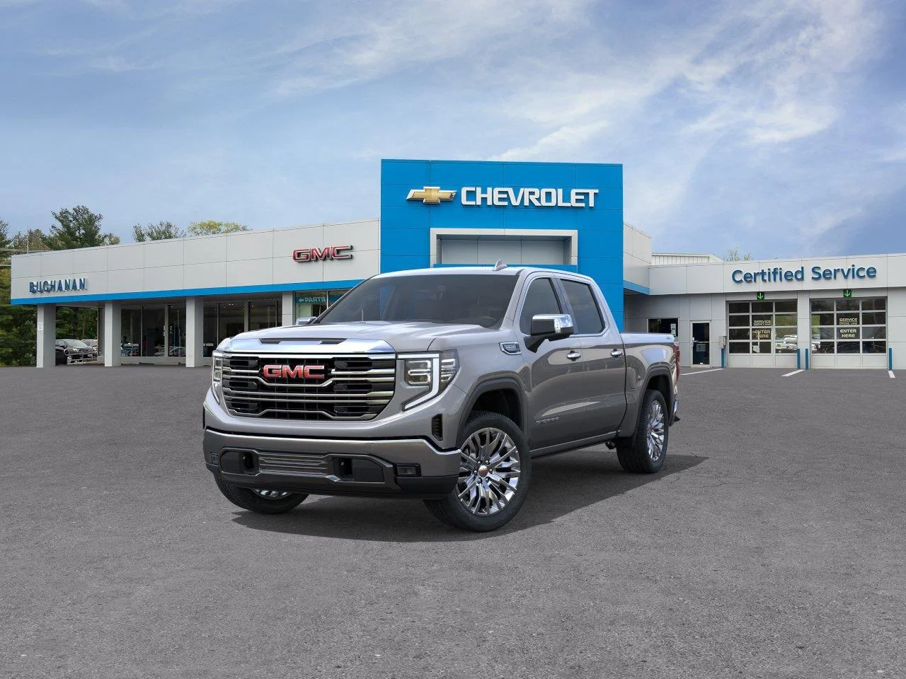New 2026 Sterling Metallic GMC SLT image 8