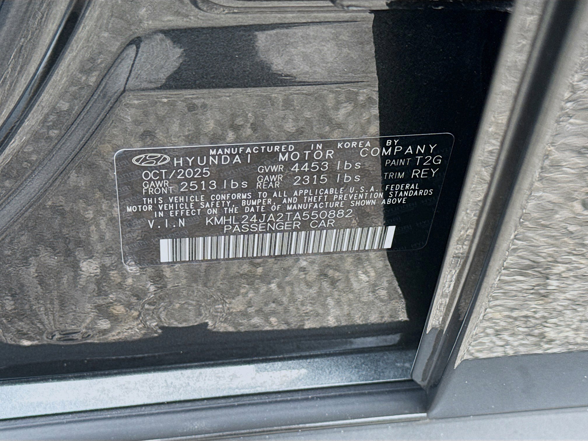 New 2026 Portofino Gray Hyundai SE image 48