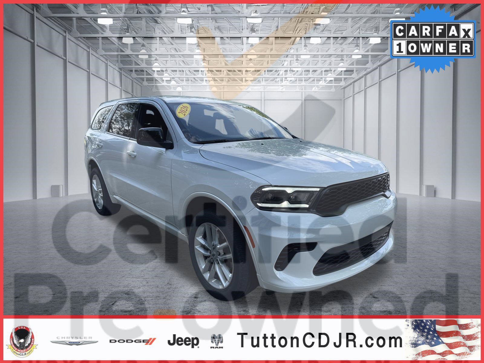 Certified Used 2026 White Knuckle Clearcoat Dodge GT image 1
