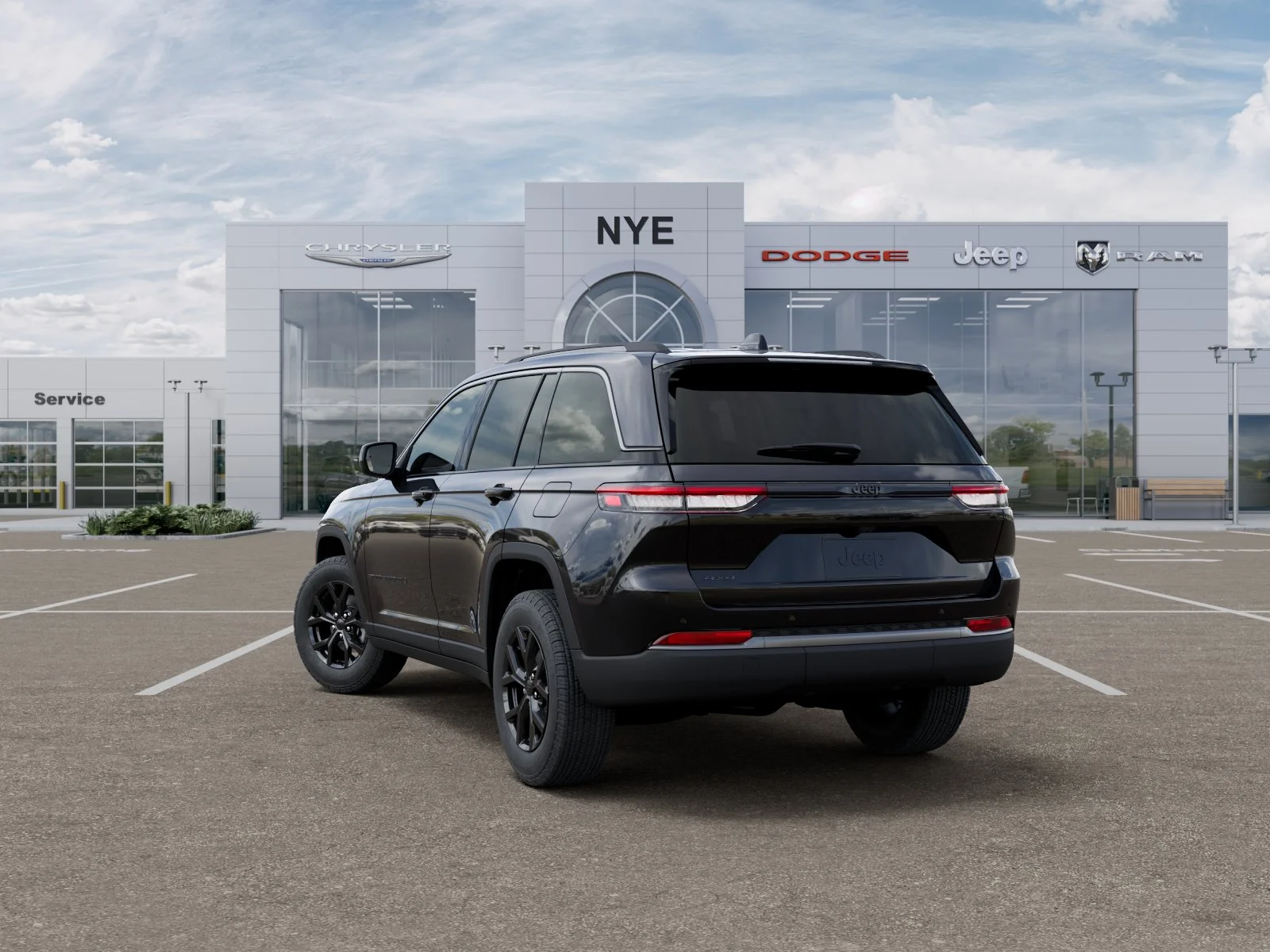 New 2026 Diamond Black Crystal Pearl-Coat Exterior Paint Jeep Altitude image 29