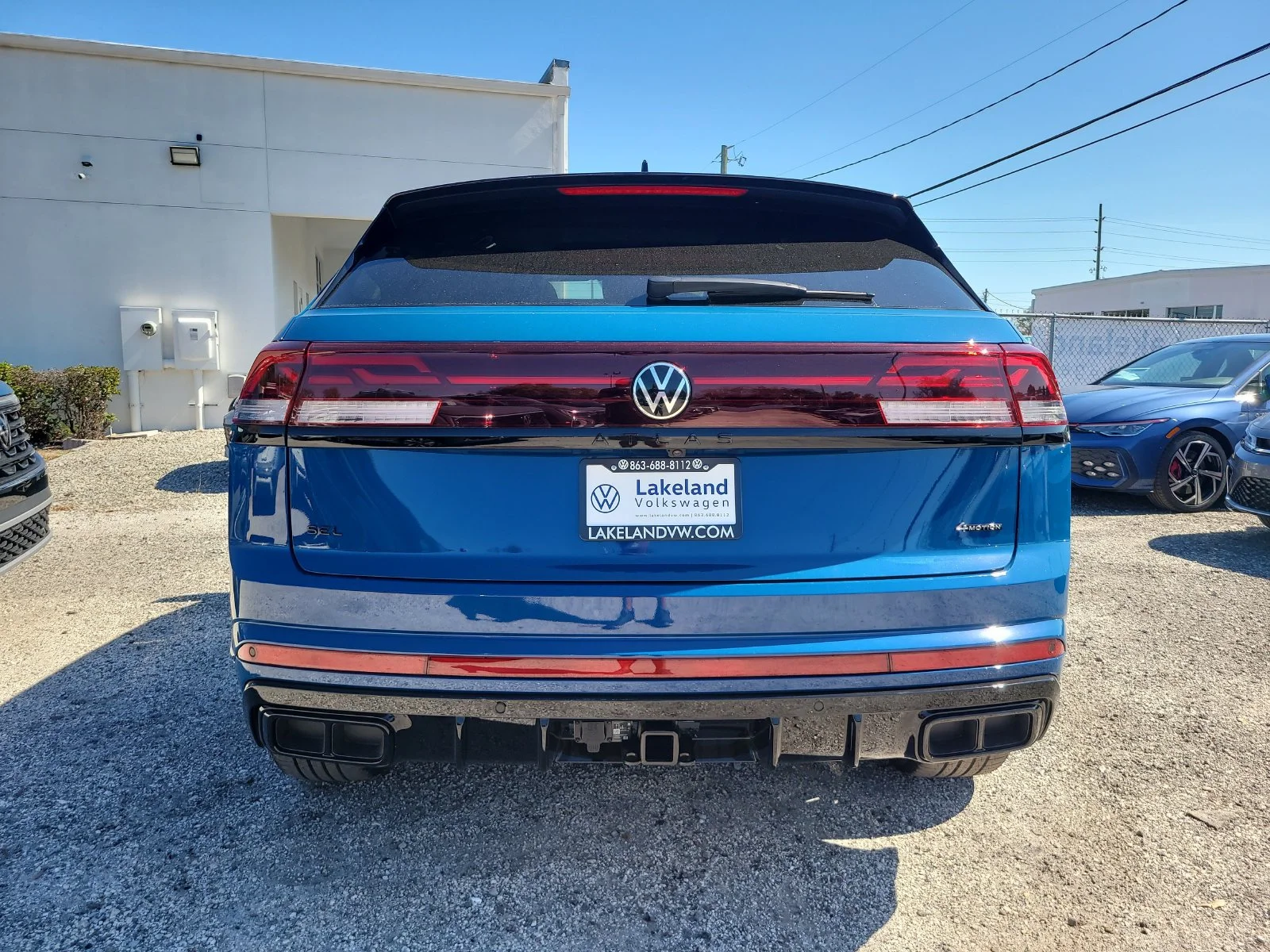 New 2026 Mountain  Lake Blue Metallic Volkswagen 2.0T SEL R-Line Black image 8