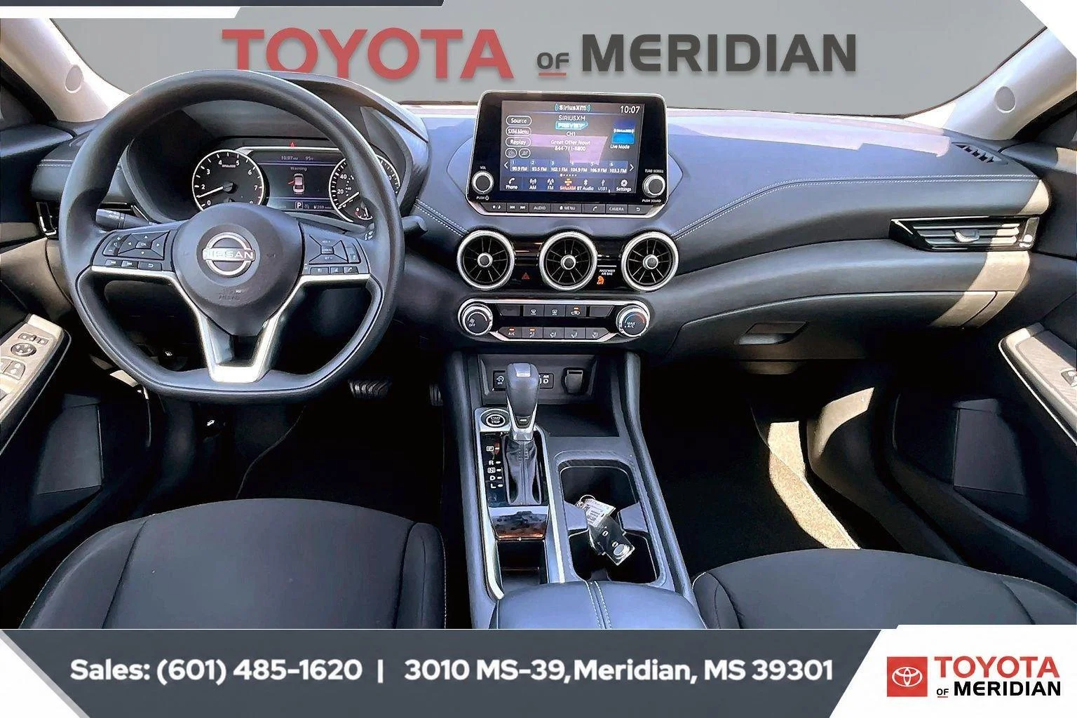 Used 2025 Atlantic Gray Metallic Nissan SV image 13