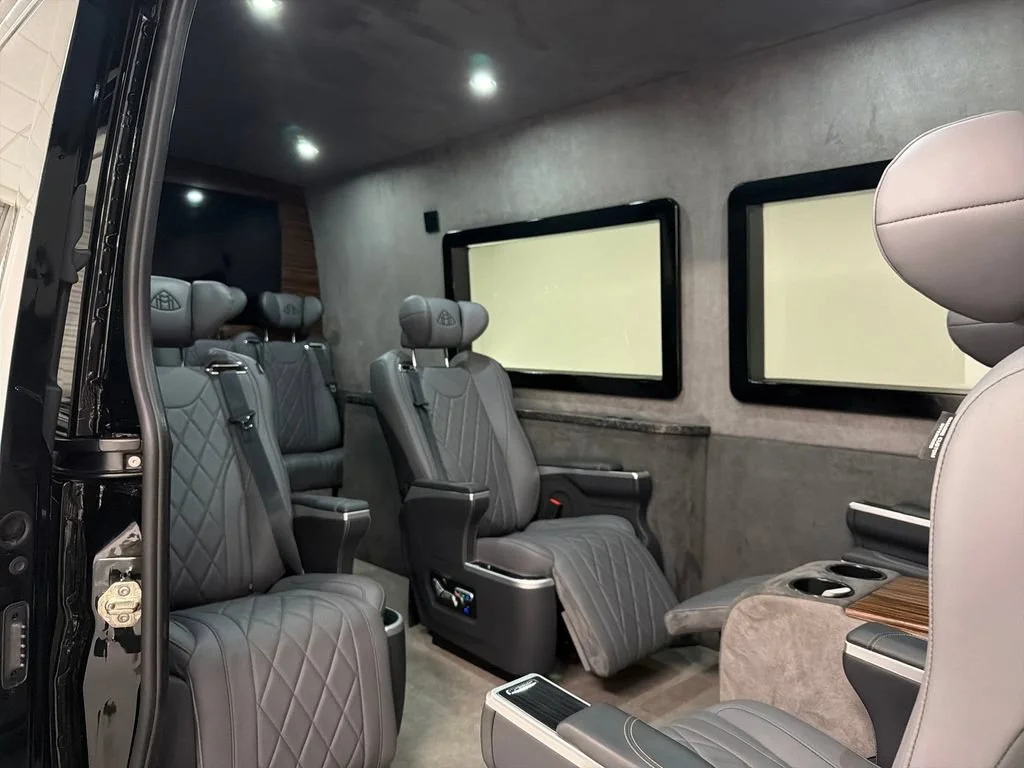 Used 2025 Black Mercedes-Benz 3500 HIGH ROOF I4 image 13