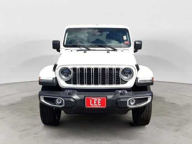 Certified Used 2025 Bright White Clearcoat Jeep Sahara image 8