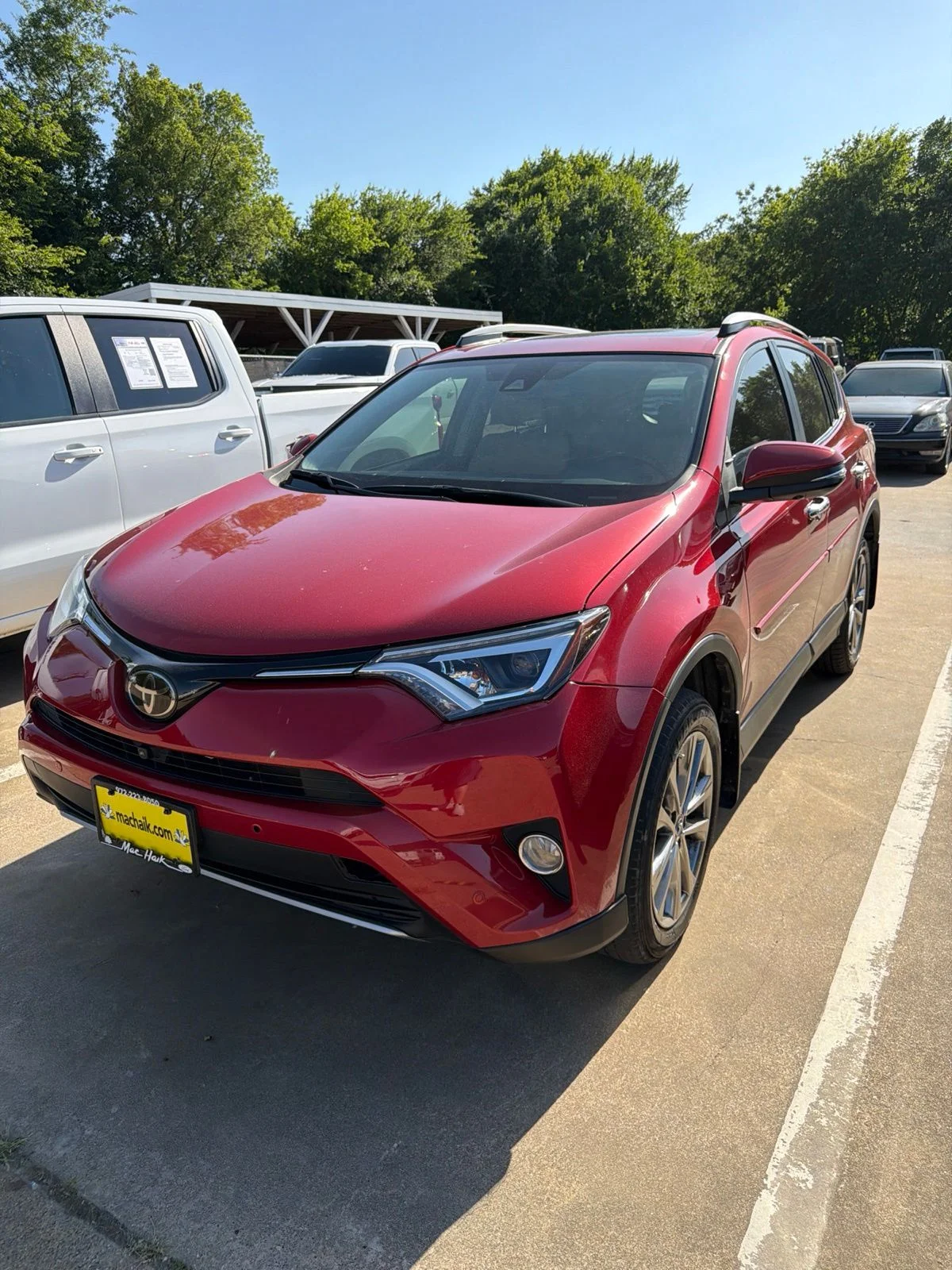 Used 2017 Red Toyota Limited image 4
