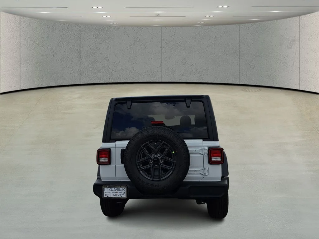 New 2026 Bright White Clear-Coat Exterior Paint Jeep Sport S image 7