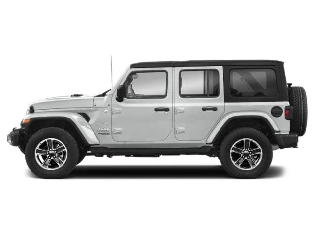 Used 2020 Bright White Clearcoat Jeep Sahara image 3