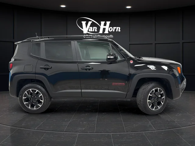 Used 2023 Black Clearcoat Jeep Trailhawk image 8