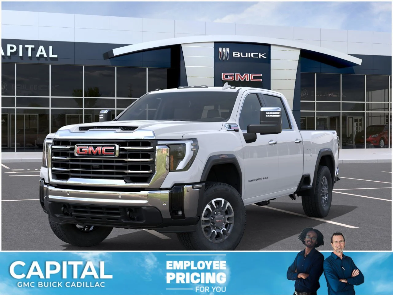 New 2026 Summit White GMC SLT image 1