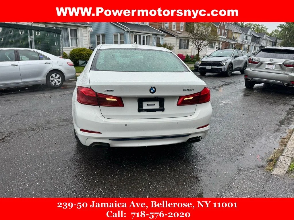 Used 2019 White BMW 540i xDrive image 2