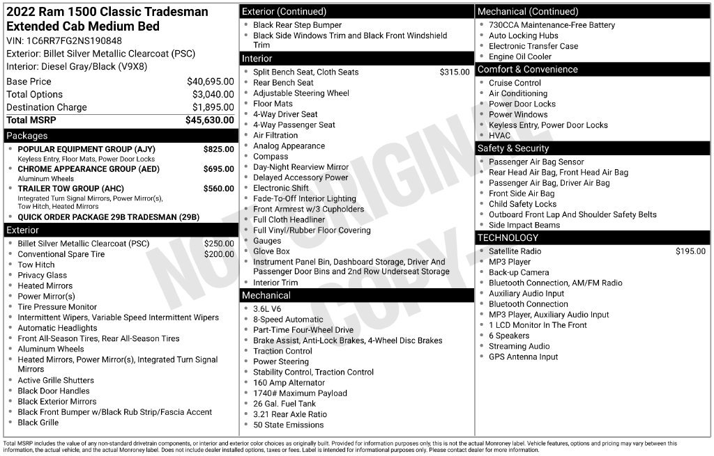 Used 2022 Silver Ram Tradesman image 22