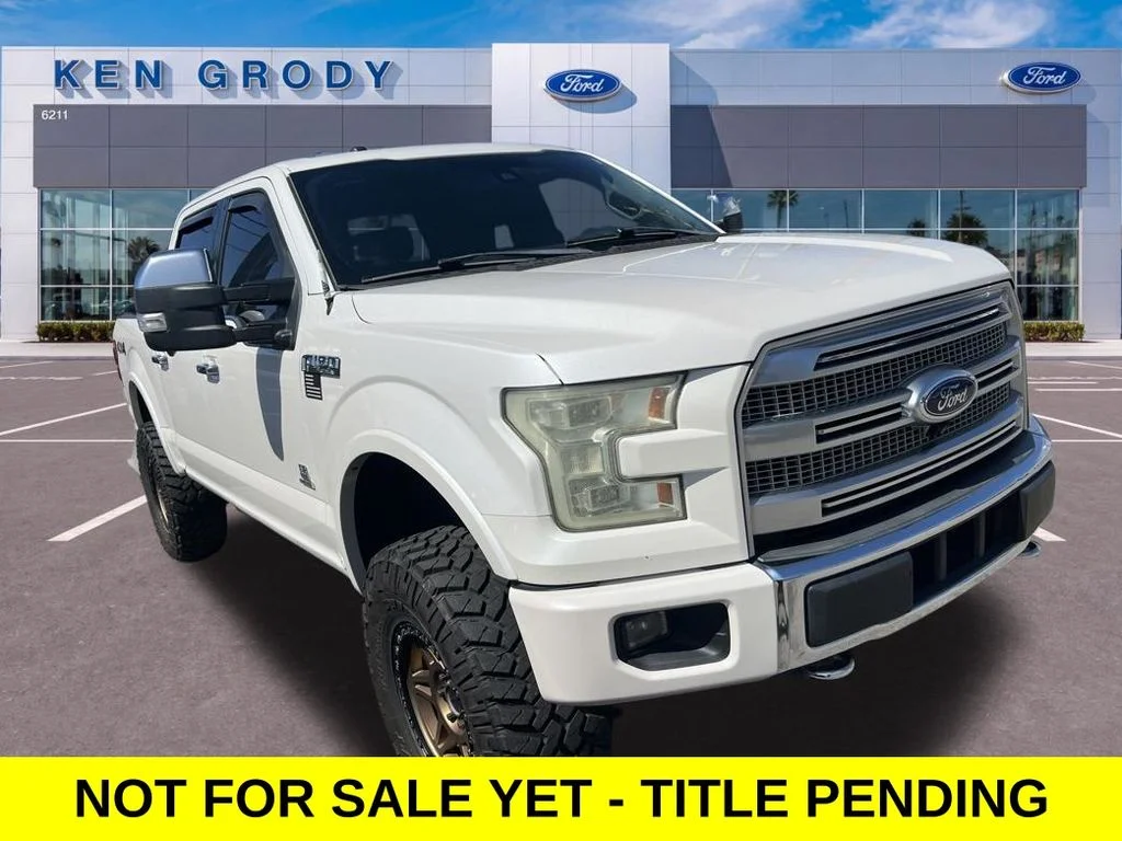 Used 2015 White Ford Platinum image 1