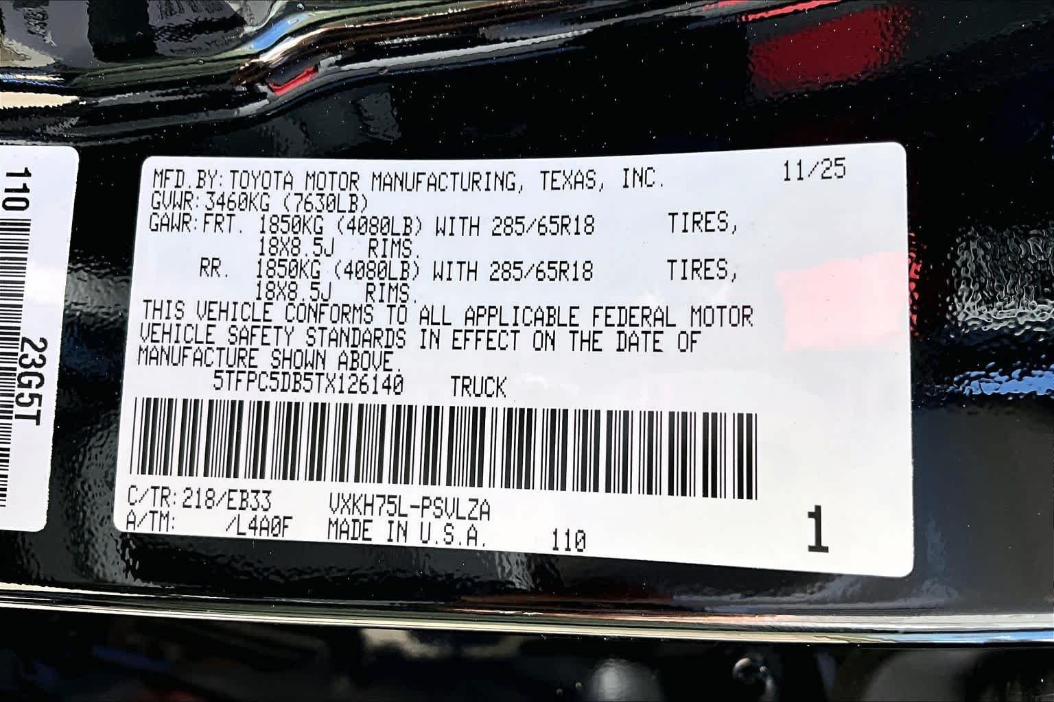 Used 2026 Midnight Black Metallic Toyota TRD Pro Hybrid image 33
