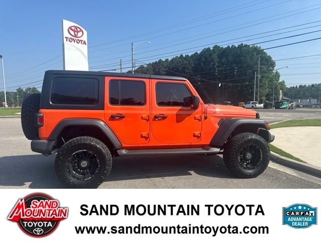 Used 2018 Jeep All-New Wrangler Unlimited Sport with VIN 1C4HJXDN3JW221606 for sale in Boaz, AL