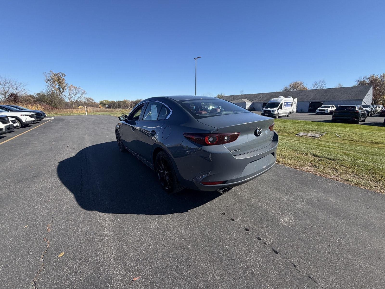 Used 2022 Polymetal Gray Metallic Mazda Carbon Edition image 6