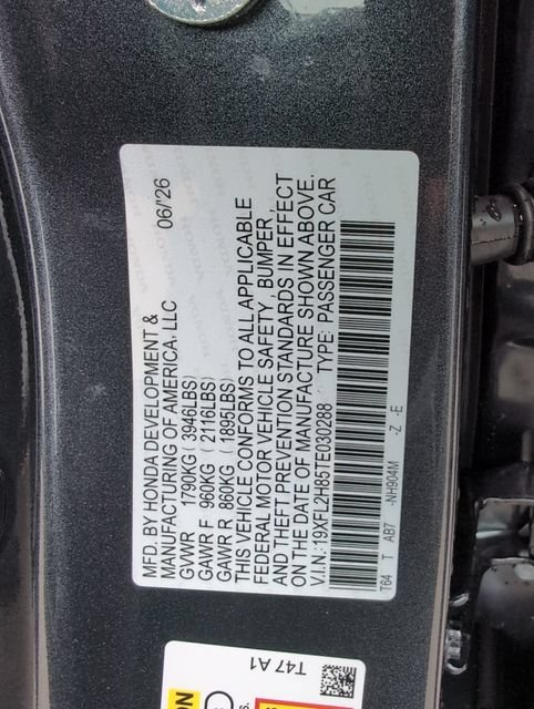 New 2026 Meteorite Gray Metallic Honda Sport image 18