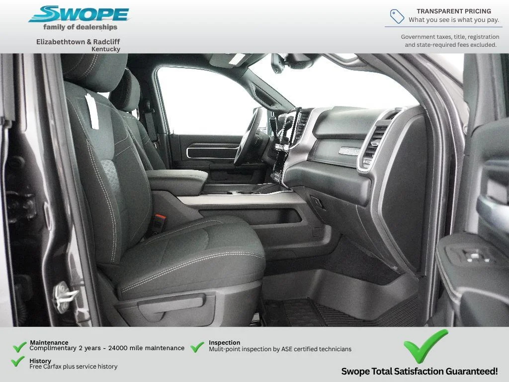 New 2026 Granite Crystal Metallic Clearcoat RAM Big Horn image 9