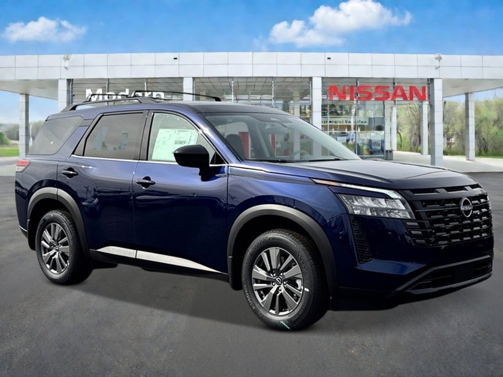 New 2026 Deep Ocean Blue Pearl Nissan SV image 7