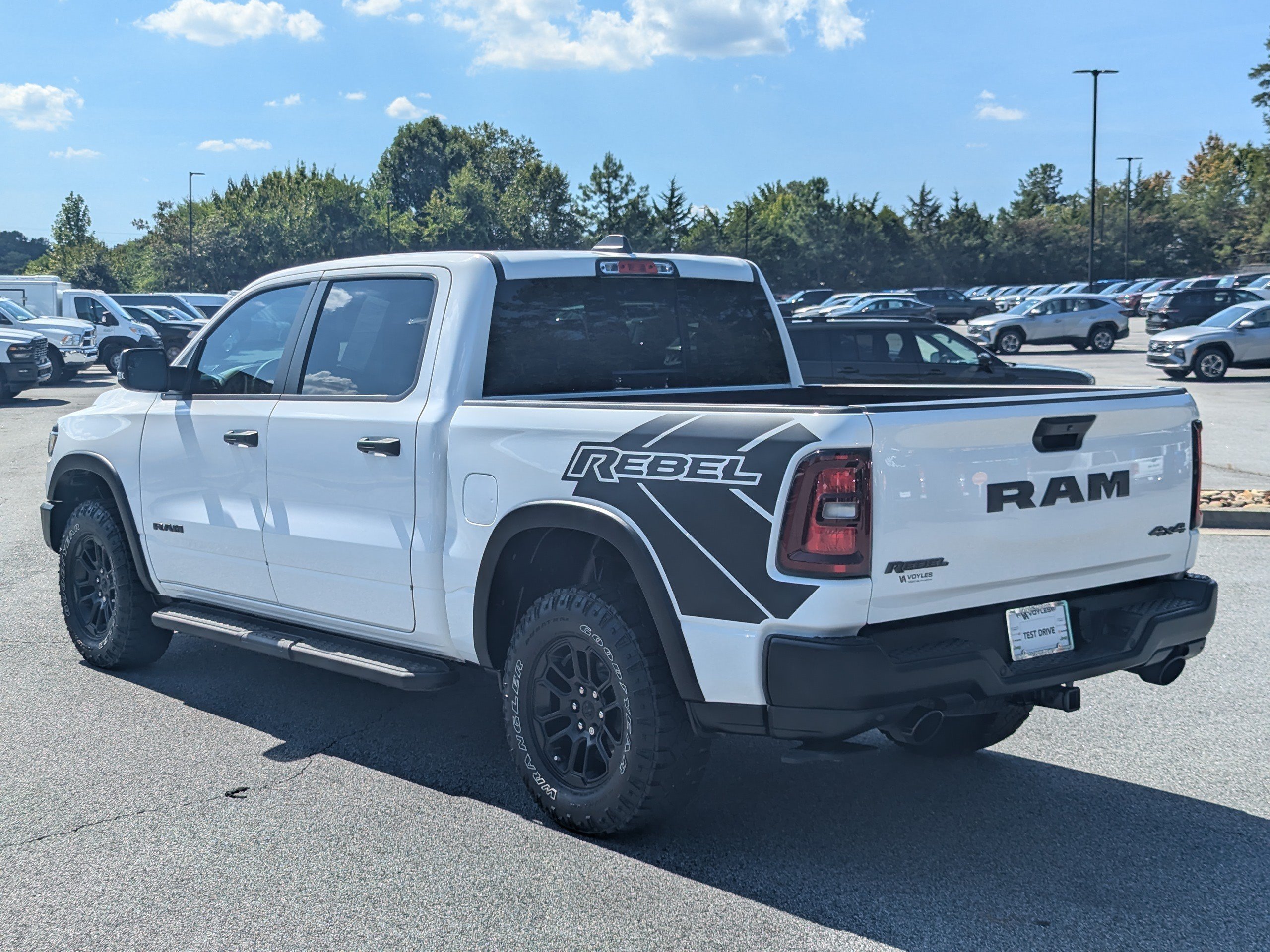 Used 2025 Bright White Clearcoat Ram Rebel image 6