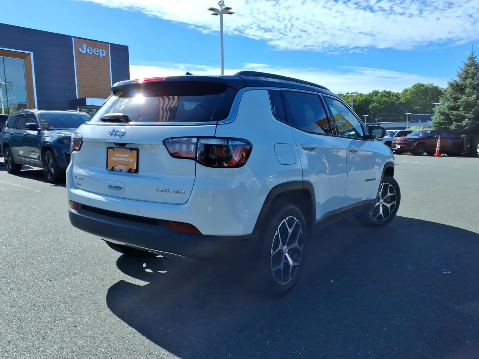 Certified Used 2024 Bright White Clearcoat Jeep Limited image 7