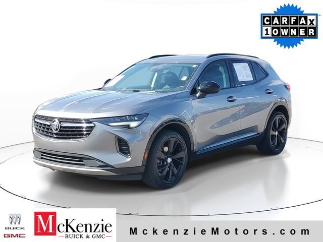 Used 2021 SATIN STEEL METALLIC Buick Preferred image 2