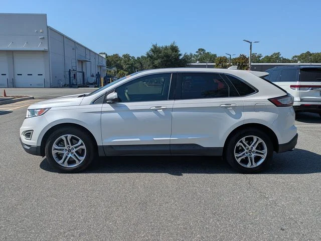 Used 2018 White Platinum Tri-Coat Metallic Ford Titanium image 6