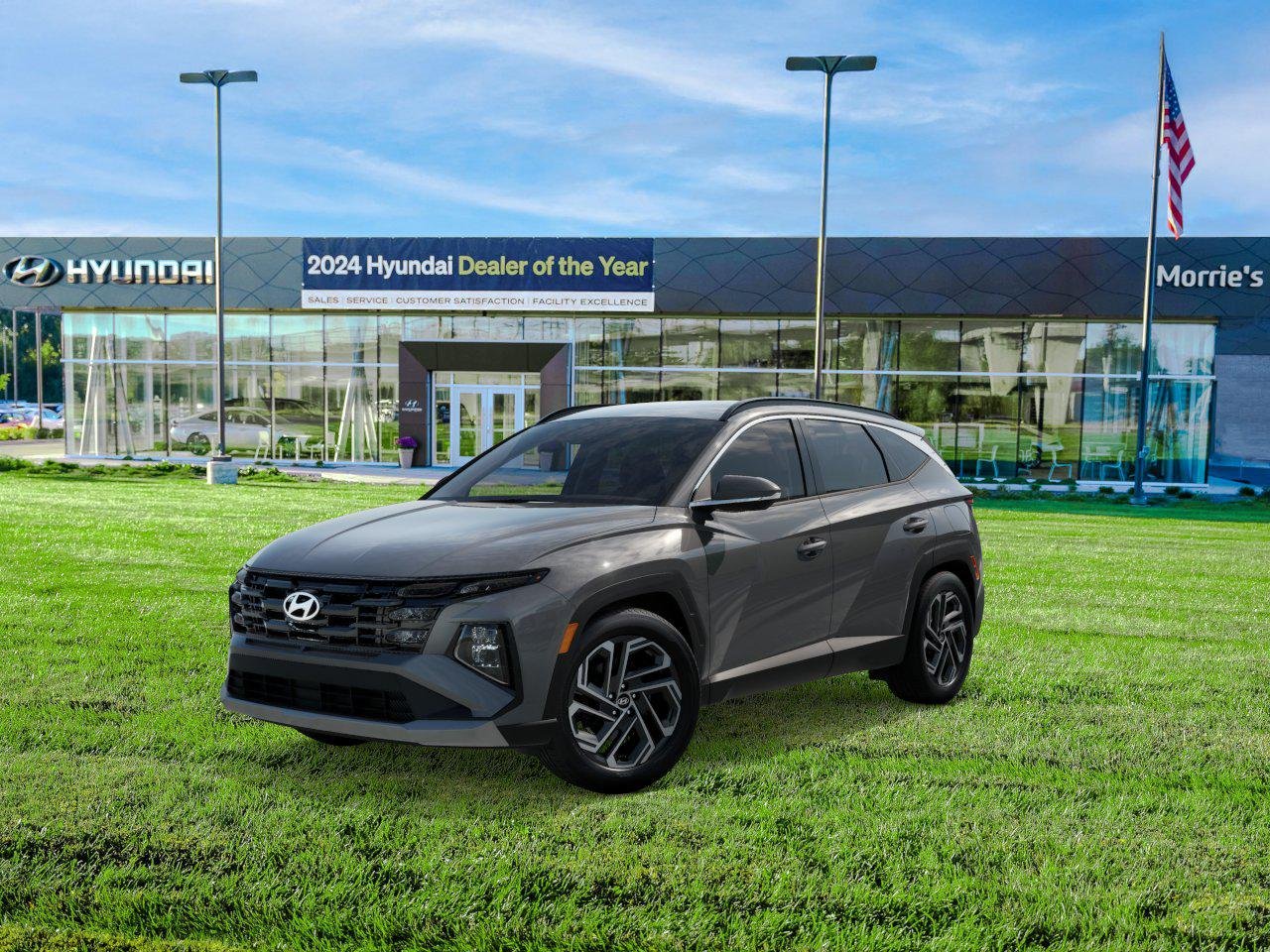 New 2026 Gray Hyundai SEL Plus AWD image 1